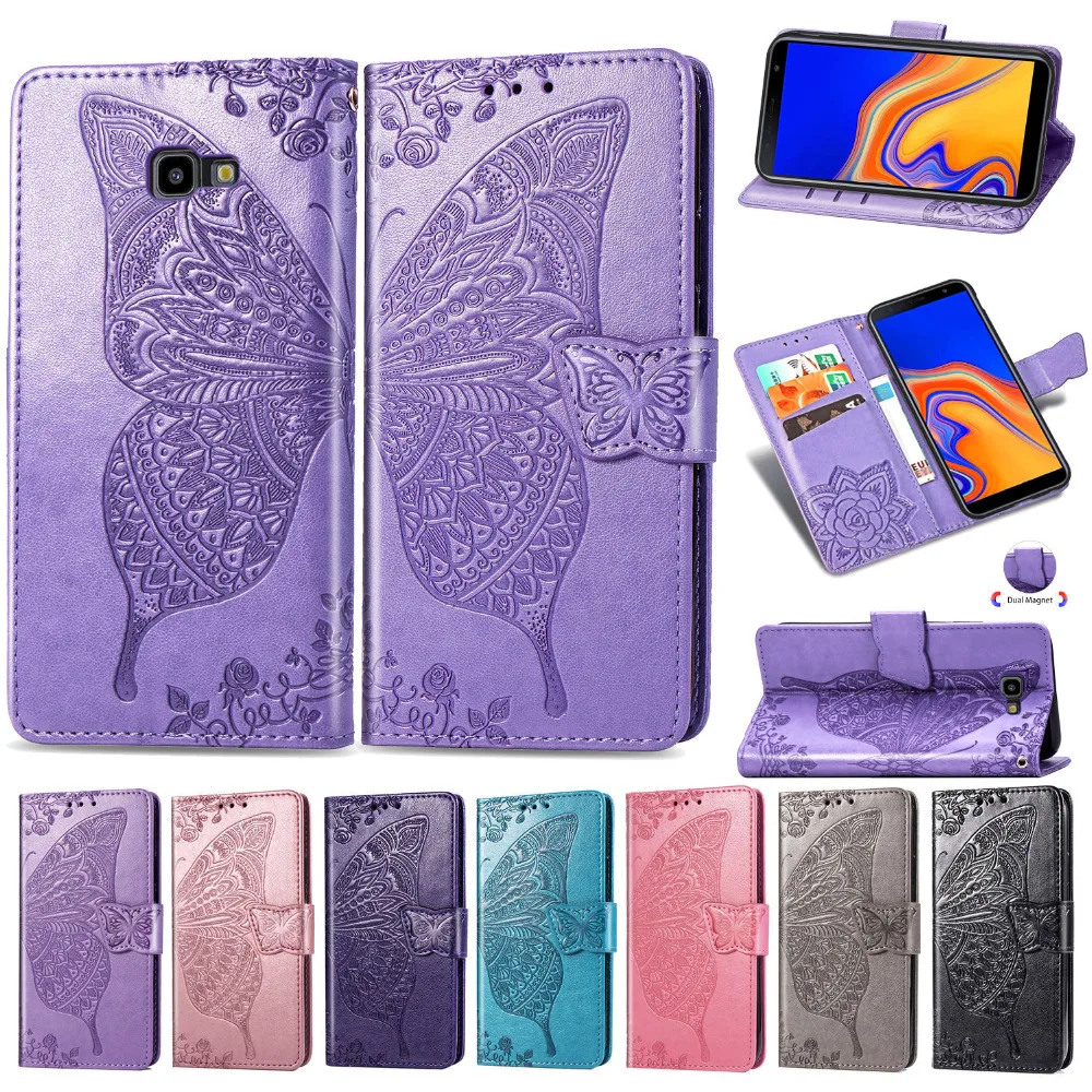 Кожаный чехол-книжка для Samsung Galaxy S10 S10e S8 S7 edge S9 Plus Fundas J4 2018 J 6 J6 A7 Note 9 |
