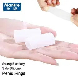 2 Размеры задержке эякуляции оргазм кольца Cockring Секс-игрушки для Для мужчин кольцо пениса гибкий безопасный Материал