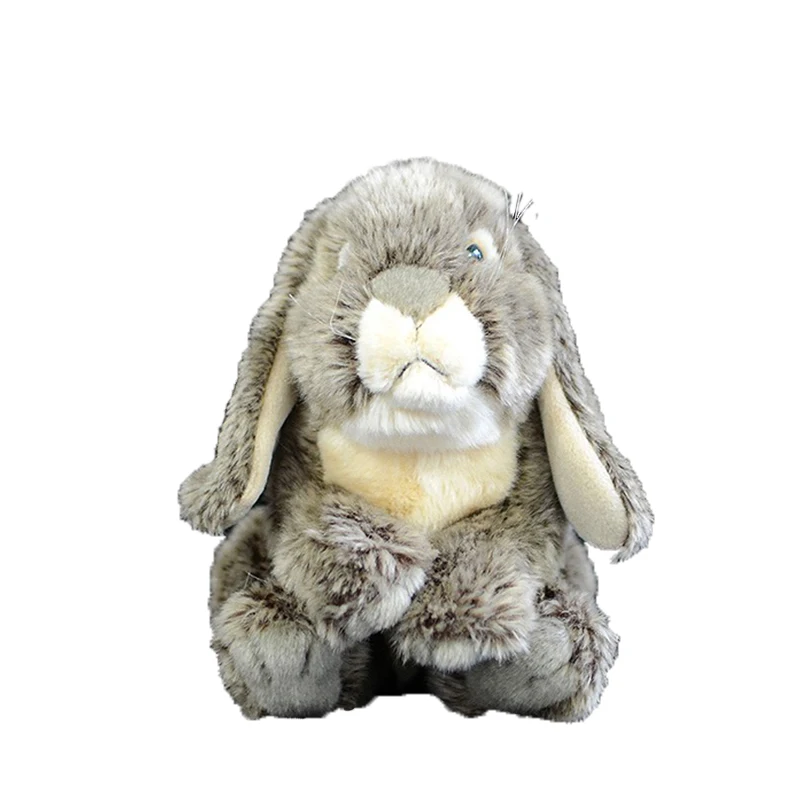1 unid 24 cm simulación conejo muñeca de peluche, kawaii pelucias juguetes de peluche, juguetes para niños, peluche. regalo de nacimiento