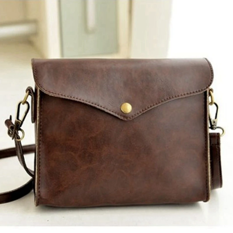 2016 vintage casual candy leather handbags hotsale ladies party purse clutches women crossbody satchels shoulder messenger bags