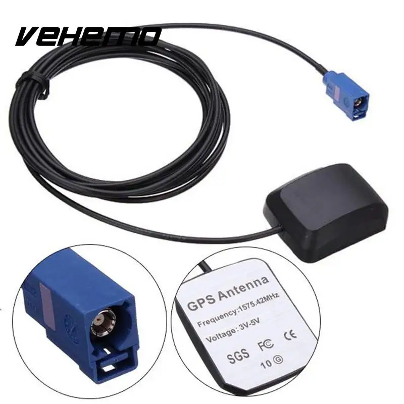 Vehemo 2017 новая GPS антенна Fakra MFD2 RNS2 RNS 510 MFD3 E кабель для VW Skoda Benz Audi|gps antenna|gps antenna fakraantenna