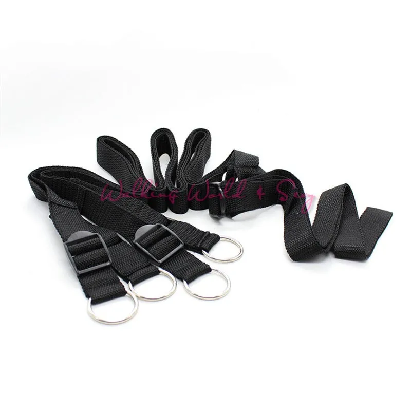 1 Sex Products Sex Bed Restraints Fetish Bondage Kit Hand Footcuffs Belts Fetish Sex Bondage Fantasias Sexuais Bondage Erotic Toys (11)