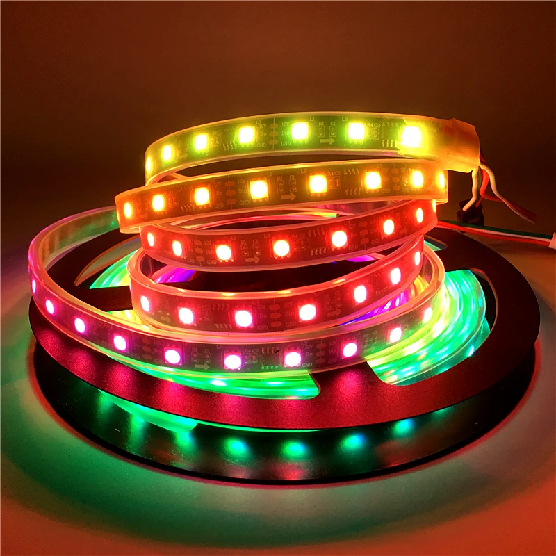 0 5/1/2/3/4/5 м DC12V 16.5ft внешний 1 ic контроль 3 светодиода WS2811 5050 SMD RGB полоса света