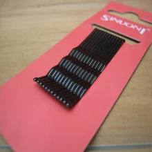 Черный металлический u-защелкивающийся детский бант зажим для волос для заколки для девочек длиной 4,5 см