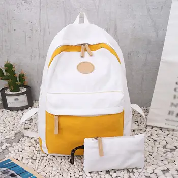 

Backpacks schoolbags Female Student Campus Fashion Nylon Backpack Small Fresh Travel Bag Simple Wild Backpack 2019 Bolsas