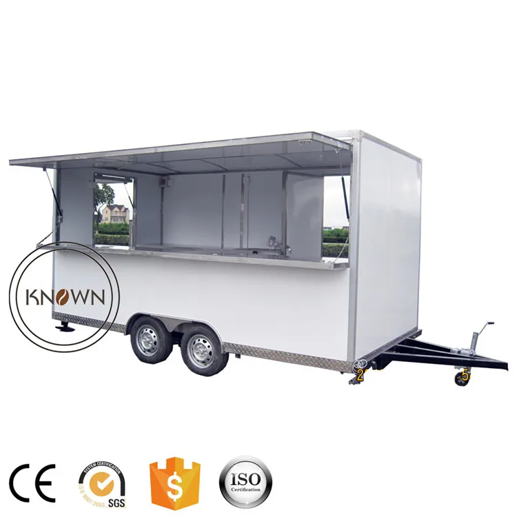 

Customized mobile fast food kiosk catering trailer for food usa for sale