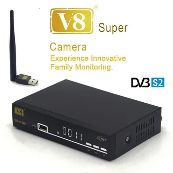 

Freesat V8 Super support Powervu Satellite Receiver 3G IPTV Newcad Cccam HD DVB-S2 Full 1080P USB Wifi
