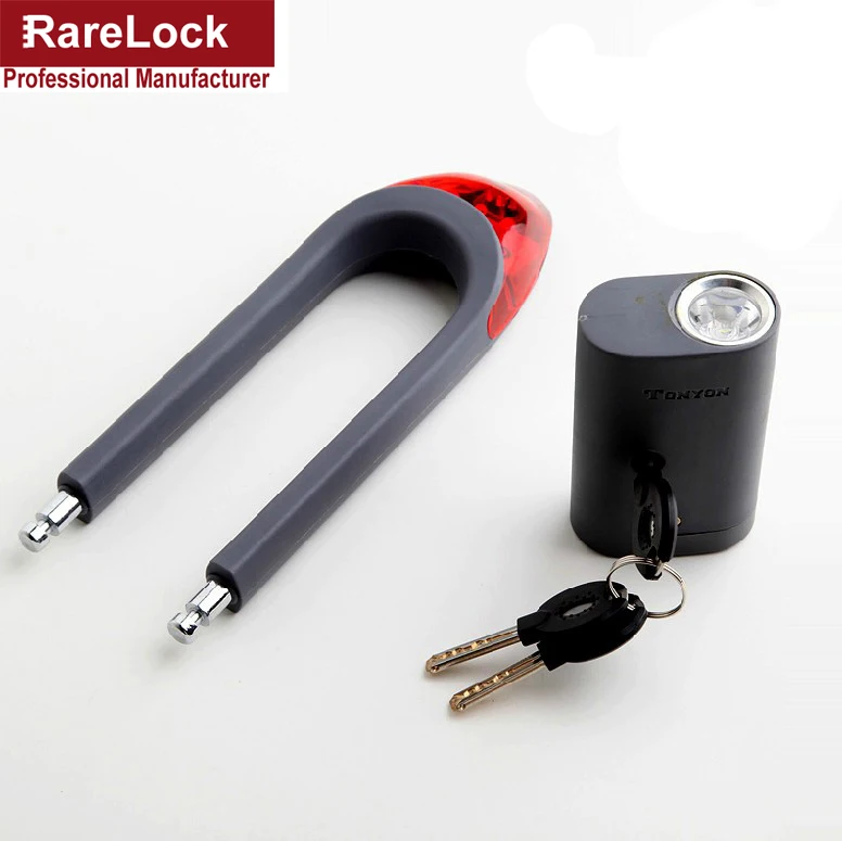 Rarelock Steel Antitheft Bicycle Mountain Vehicle Motorcycle Locks U