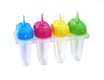 

1PC 4 Cell Frozen Ice Cube Molds Popsicle Maker Lolly Mould Tray Pan Kitchen DIY Ice Cream Cooking tools KB 1370