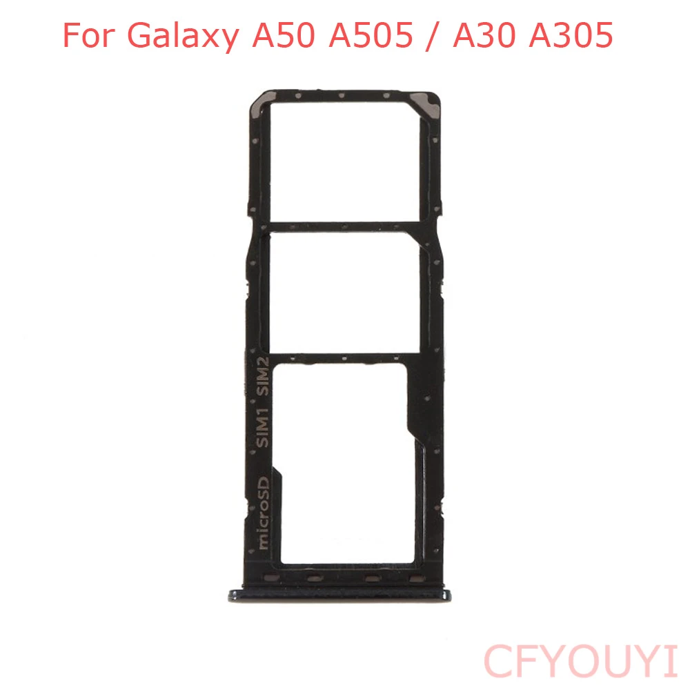 Para Samsung Galaxy A50 A505F Micro SD/Tarjeta SIM Doble Soporte Bandeja Negro Para Samsung Galaxy A50 A505F Micro SD/Tarjeta SIM Doble Soporte Bandeja Negro