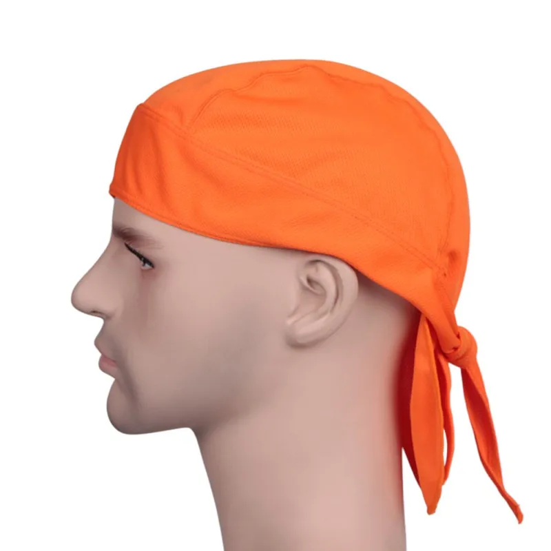 Уличная быстросохнущая однотонная велосипедная шапка повязки на голову шарф головной убор головная повязка Летняя мужская Беговая Верховая езда пират форма шляпы