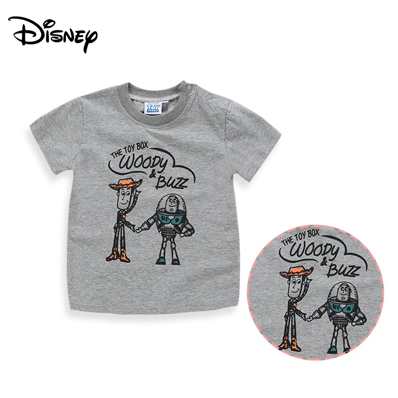 

Disney T-shirt cartoon boys and girls T-shirt toy mobilization Buzz Lightyear children short-sleeved T-shirt
