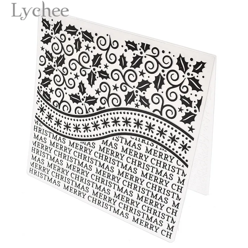 Личи Life Flower Star Letter Butterfly Pattern пластиковая папка для тиснения прозрачные штампы DIY