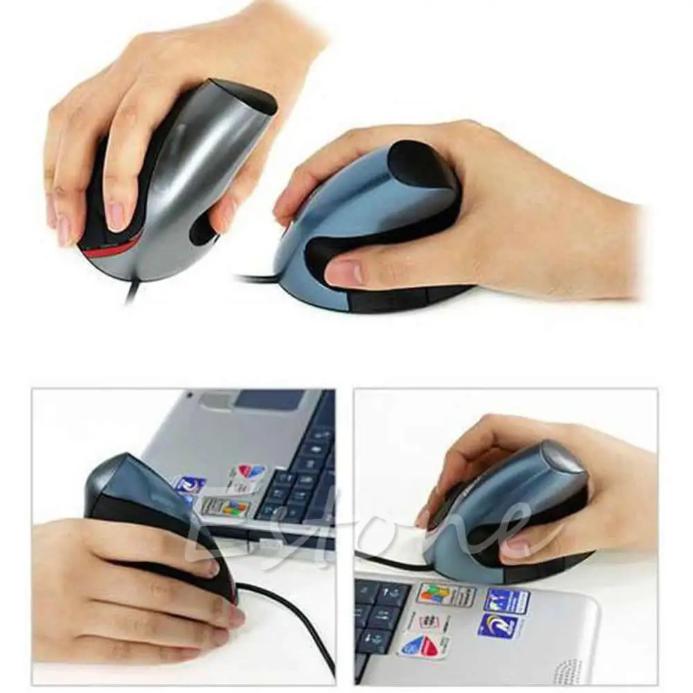 Wired Vertical Mouse Superior Ergonomic Design Mice Optical USB Mouse For Gaming Computer PC Laptop Prevention Mouse Hand Wired Vertical Mouse Superior Ergonomic Design Mice Optical USB Mouse For Gaming Computer PC Laptop Prevention Mouse Hand