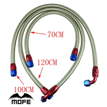 

SPECIAL OFFER AN10 Aluminum 13 Row Oil Cooler With Oil Filter Relocation Kit + Braided Stainless Steel Oil Hoses