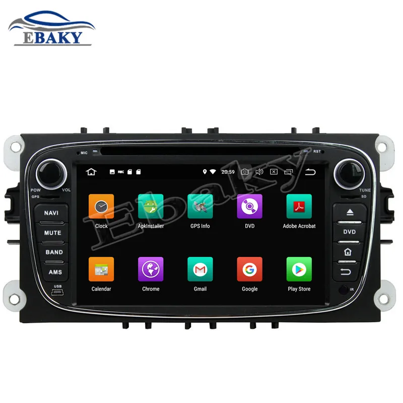 Top NaviTopia 4GB RAM 64GB ROM Octa Core Android 9.0 Car DVD Player For Ford Mondeo(2007-2010) Tourneo Connect/Transit Connect/S-max 2