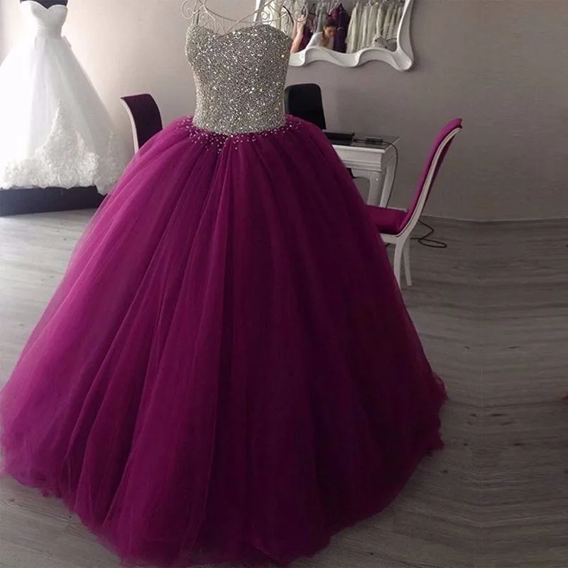 puffy sparkly prom dresses