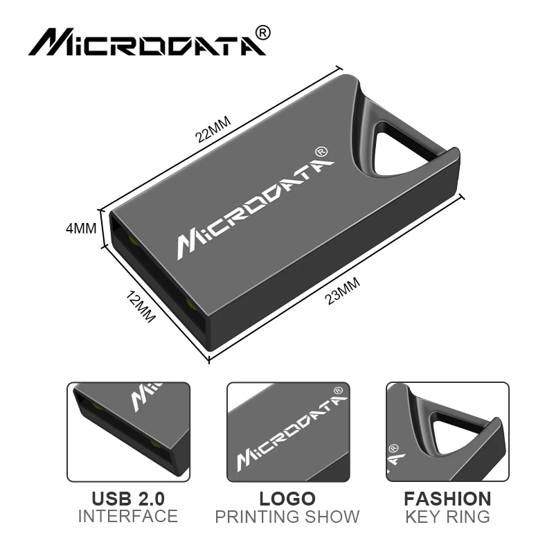 Супер мини USB флеш накопитель 64 ГБ 32 16 8 4 Гб флешка водонепроницаемый