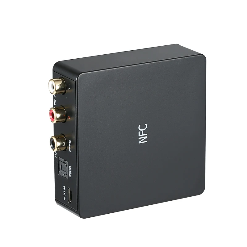 Высокое качество NFC Bluetooth 4,0 аудио приемник CSR DAC Aptx беспроводной цифровой музыкальный приемник RCA оптический выход коаксиальный SPDIF BLT1