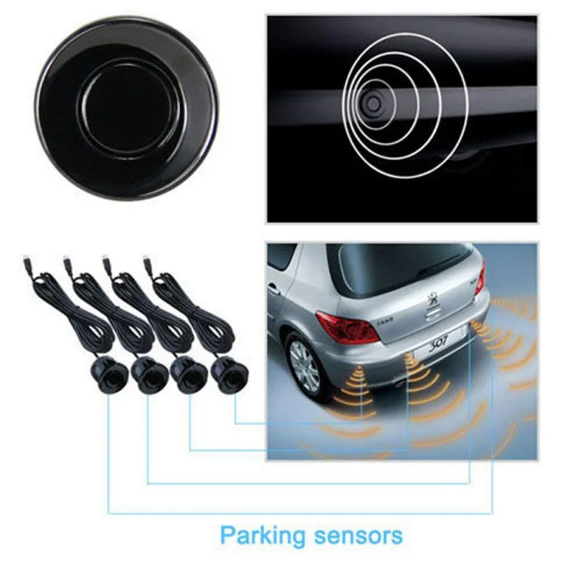 

High Quality Parktronic Reversing Radar Wireless Visible Led Voice Buzzer LCD Car Radar Parking Sensor Accessorie