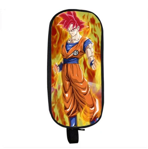 Аниме Dragon Ball косметички Sun Goku пенал для мальчиков школьный чехол Детские Чехлы мультфильм макияж сумка материал, школьные карандаши - Цвет: photo color