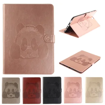 

3D Cartoon Panda Case For Samsung Galaxy Tab A 6 A6 10.1 P580 P585 with S-Pen version 10.1 inch With card Holder Case+film+pen