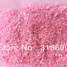 Розовый круглый блестящий порошок для ногтей/Блестящая пыль/блестящий порошок для нейл-арта/DIY украшения 50 г/пакет