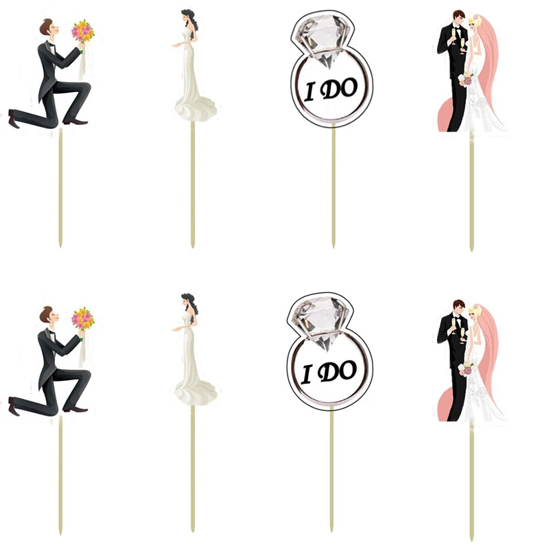 

Wedding decoration Cupcake Topper Picks Engagement party decoration mariage wedding favors gift birthday party decorations kids