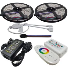 10M Flexible RGB Led Strip SMD 5050 Christmas Lights Tape Light 2 4G Touch Panel RF