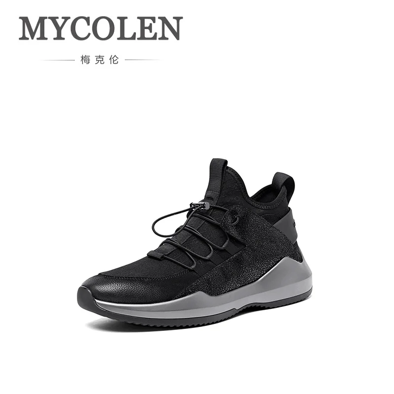 

MYCOLEN New Spring Summer Men Casual Shoes Lace Up Fashion Brand Shoes Solid Men Matsukichi Breathable Flats Shoes Scarpe