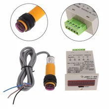 6-Digit LED Display 1-999999 Counter Adjustable NPN Photoelectric Sensor Switch Counters Tester Tools 6-Digit LED Display 1-999999 Counter Adjustable NPN Photoelectric Sensor Switch Counters Tester Tools