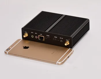 

Smallest Fanless PC Intel Celeron N2920 J1900 Quad Core Mini PC Office Net Computer Celeron N2810 Barebone PC Dual HDMI USB Port