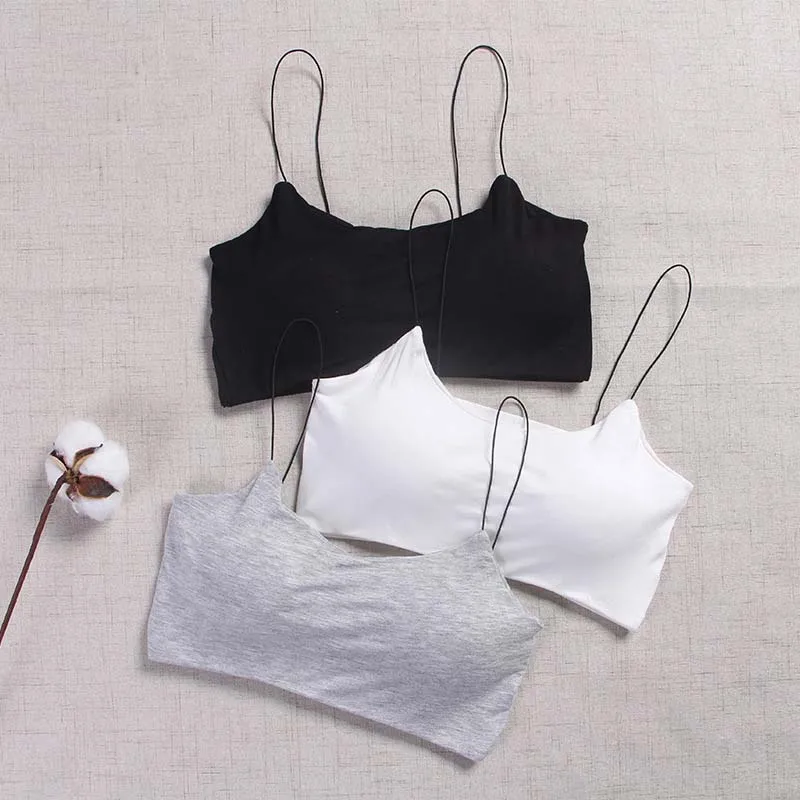 

New Women Sexy Lingerie Girls Camisoles Tanks Padded Crop Tops Seamless Tanks for Women