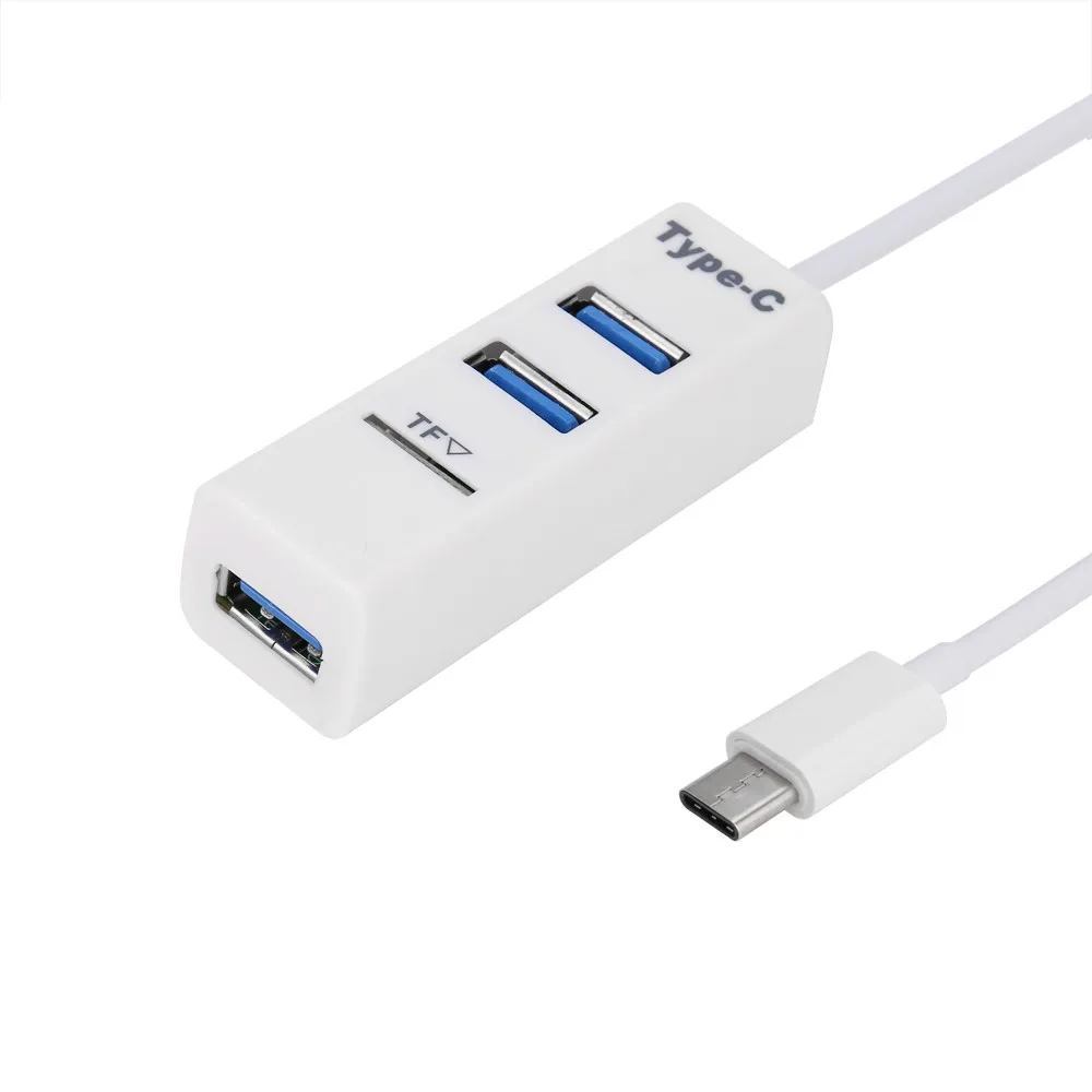 CARPRIE 2 в 1 type-C OTG USB 2,0 концентратор сплиттер комбо 3 порта и SD/TF кард-ридер 6J13 Прямая поставка