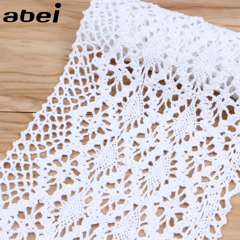 1Yard 13cm wide Handmade Patchwork Cotton Material Lace Ribbon Lace Trimming lace ribbon cotton ribbon lace decoration lace accessories lace sewing supplies lace sewing accessories lace garment accessories lace fabric