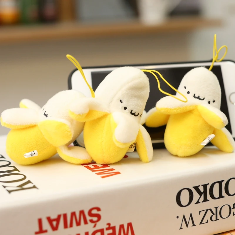 Плюшевый кулон игрушка брелок мобильный мягкая банан|Мягкие игрушки животные| |