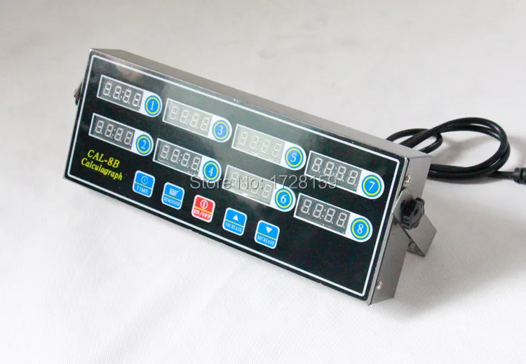 fast restaurant KFC/ Mcdonald kitchen commercial 6/ 8 digital channel timer multi digital kitchen countdown timer