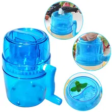 1.1L портативная ручка для вращения ручной Измельчитель льда, бритва для детей, машина для измельчения мороженица, кухонная ручная дробилка для льда