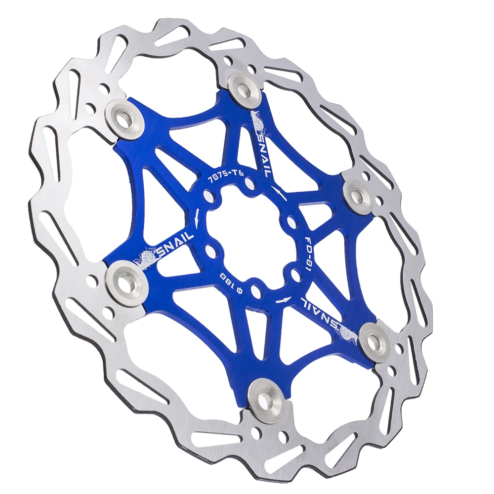 2 шт. Велосипедный тормозной диск ротор 180 мм адаптер горный велосипед MTB DH 7 дюймов поплавок вращающийся диск тормозной ротор велосипедный ротор