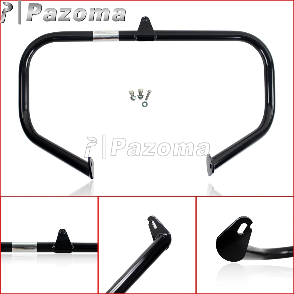 

Gloss Black 1-1/4" Engine Guard 46549-03 Highway Crash Bar Bumper for Harley Touring Road King Street Electra Glide 1997-2014