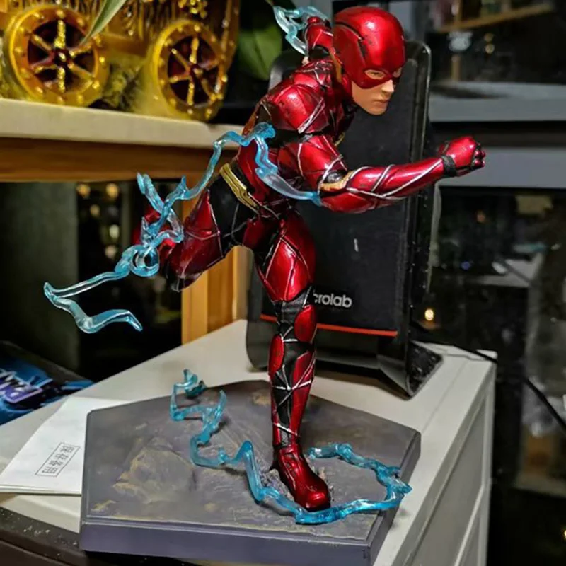 Movie Justice League The Flash Iron Studios Running Version  PVC Action Figure Collection Model Toy Doll Gift (2)