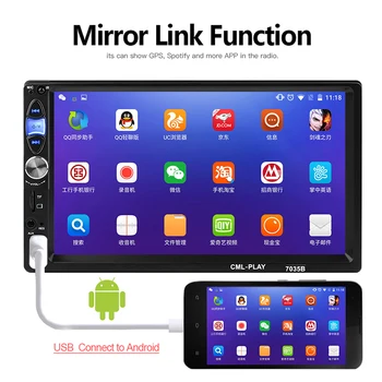 

XST 2 Din Car Radio 7 HD Autoradio Multimedia Player 2DIN Touch Screen Auto Audio Car Stereo MP5 Bluetooth USB TF FM Camera