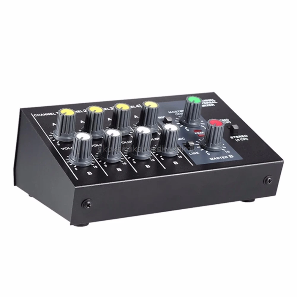 

8 Channel Sound Universal Digital Mixer Adjusting Microphone Mixing Console Mono/Stereo Mono/Stereo EU/US Plug My04 19 Dropship