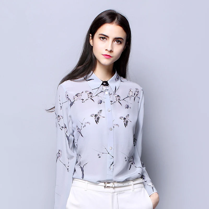 Natural Silk Crepe Shirt Pure Silk Fabric Eco