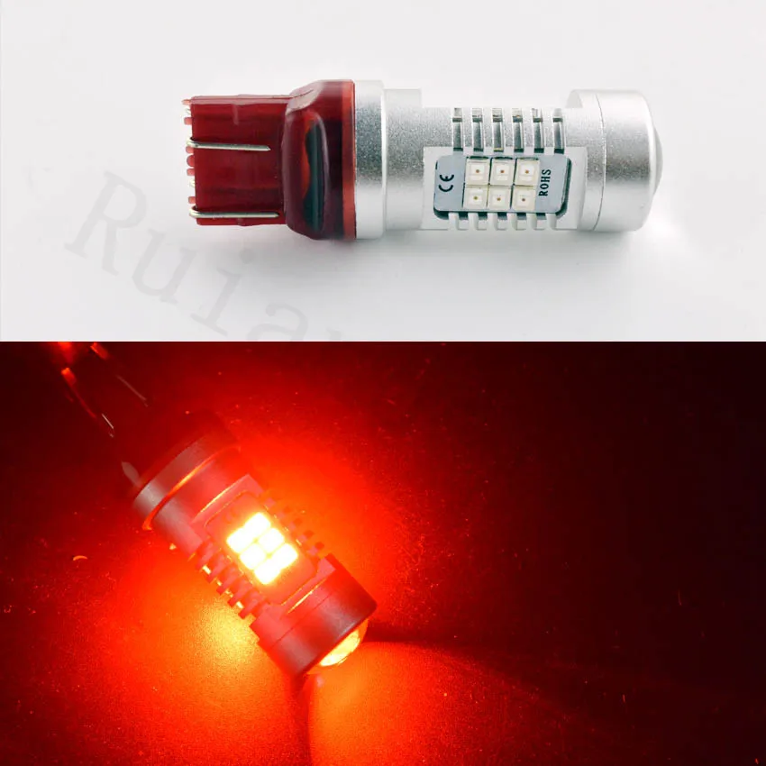 1x 5W T20 W21/5W W21W 7440 7443 Car LED Canbus Red amber White Daytime Running Lighting 12V 24V 1x 5W T20 W21/5W W21W 7440 7443 Car LED Canbus Red amber White Daytime Running Lighting 12V 24V