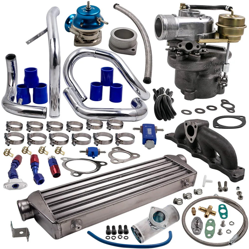 K04 015 турбо комплект + интеркулер для Audi A4 1 8 T VW l4 ГАЗ DOHC 1997 2004|Турбонагнетатели и