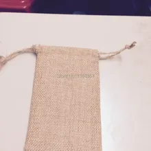 100 шт/партия джутовых/льняных подарочных мешков на шнурке для очков/упаковки ювелирных изделий, размер быть настроен, различные цвета