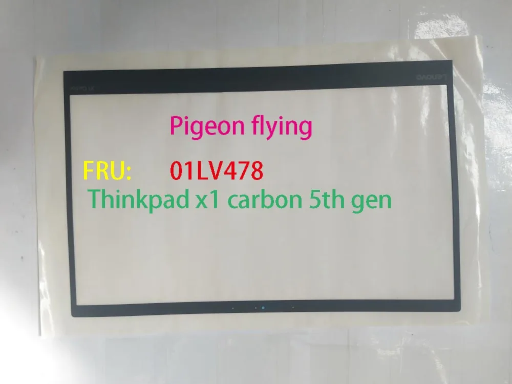

Thinkpad x1 carbon 5th gen (20HR 20HQ 20K3 20K4) LCD Bezel FRU: 01LV478