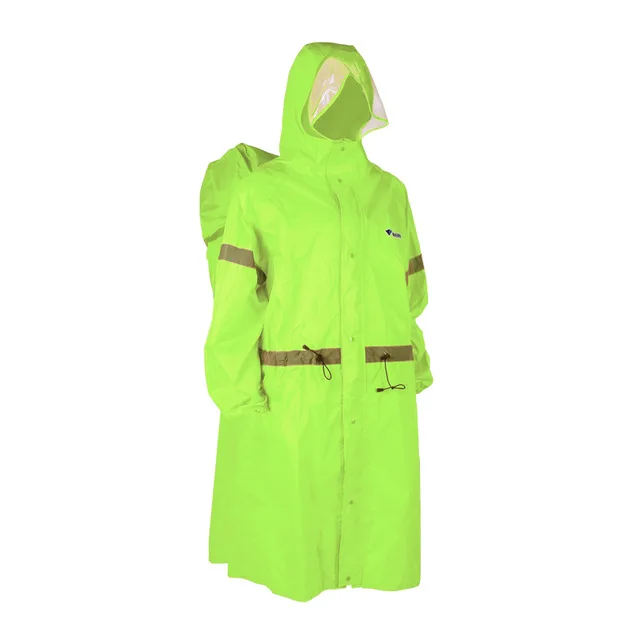Унисекс светоотражающий открытый альпинистский рюкзак дождевик Цельный Дождевик Пончо накидка куртка для пешего туризма кемпинга велоспорта - Цвет: Зеленый