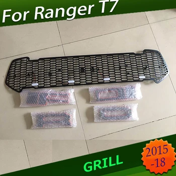 

LED Grills ABS Black Front Grille For Ranger T7 2015-2018